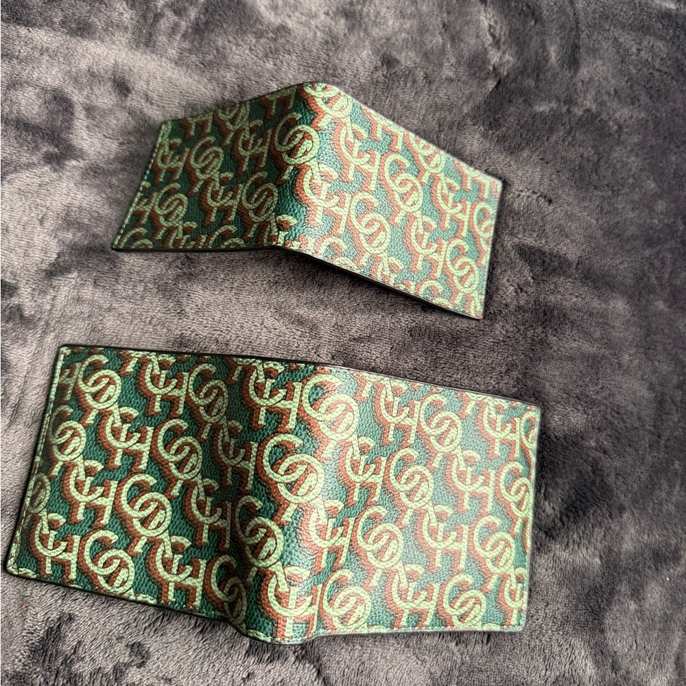 Coach 3-in-1 Two Piece Monogram Print Mens Wallet Card Holder - Picture 3 of 4